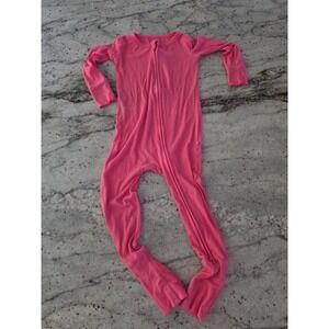 Birdie Bean hot pink snug PJs 2T